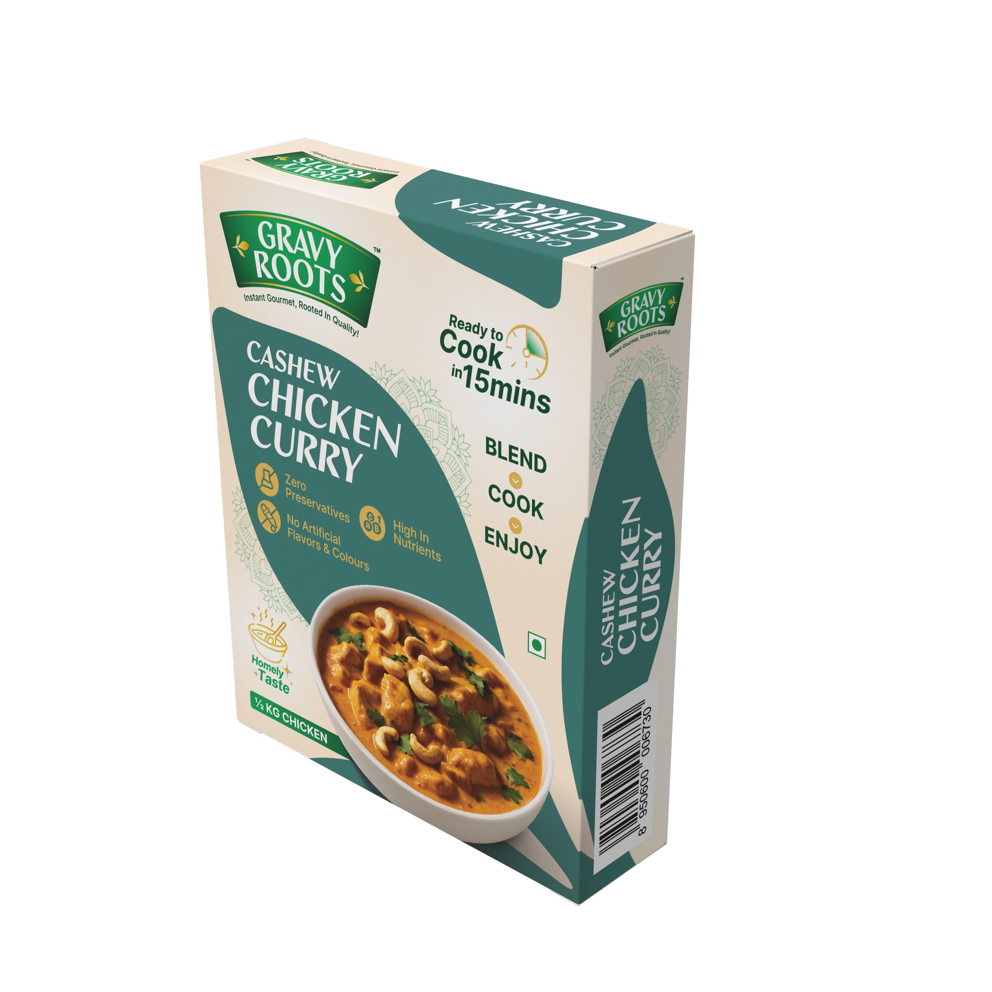 Gravy Roots Cashew Chicken Curry Masala Blend – Ready-to-Mix