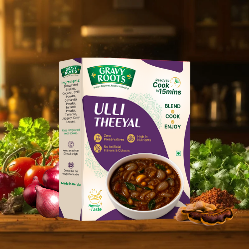 Gravy Roots Ullitheeyal Masala Blend – Ready-to-Mix