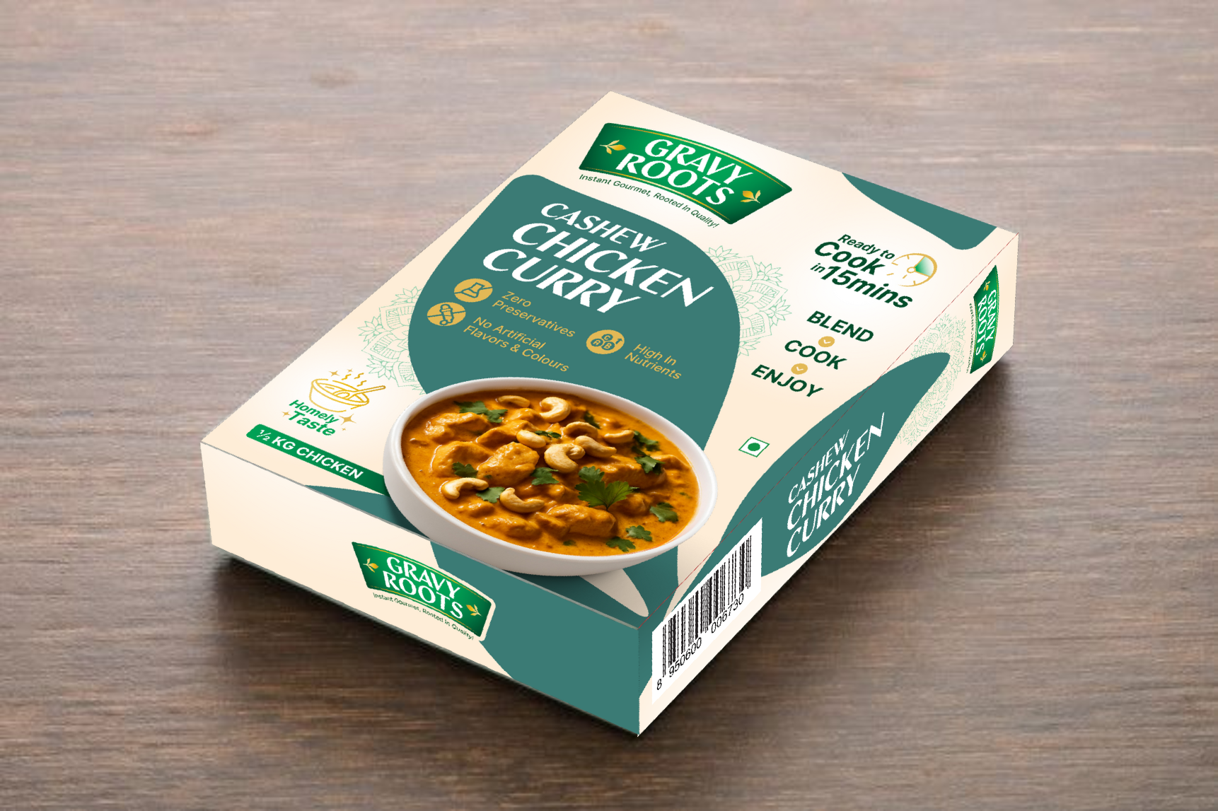 Gravy Roots Cashew Chicken Curry Masala Blend – Ready-to-Mix