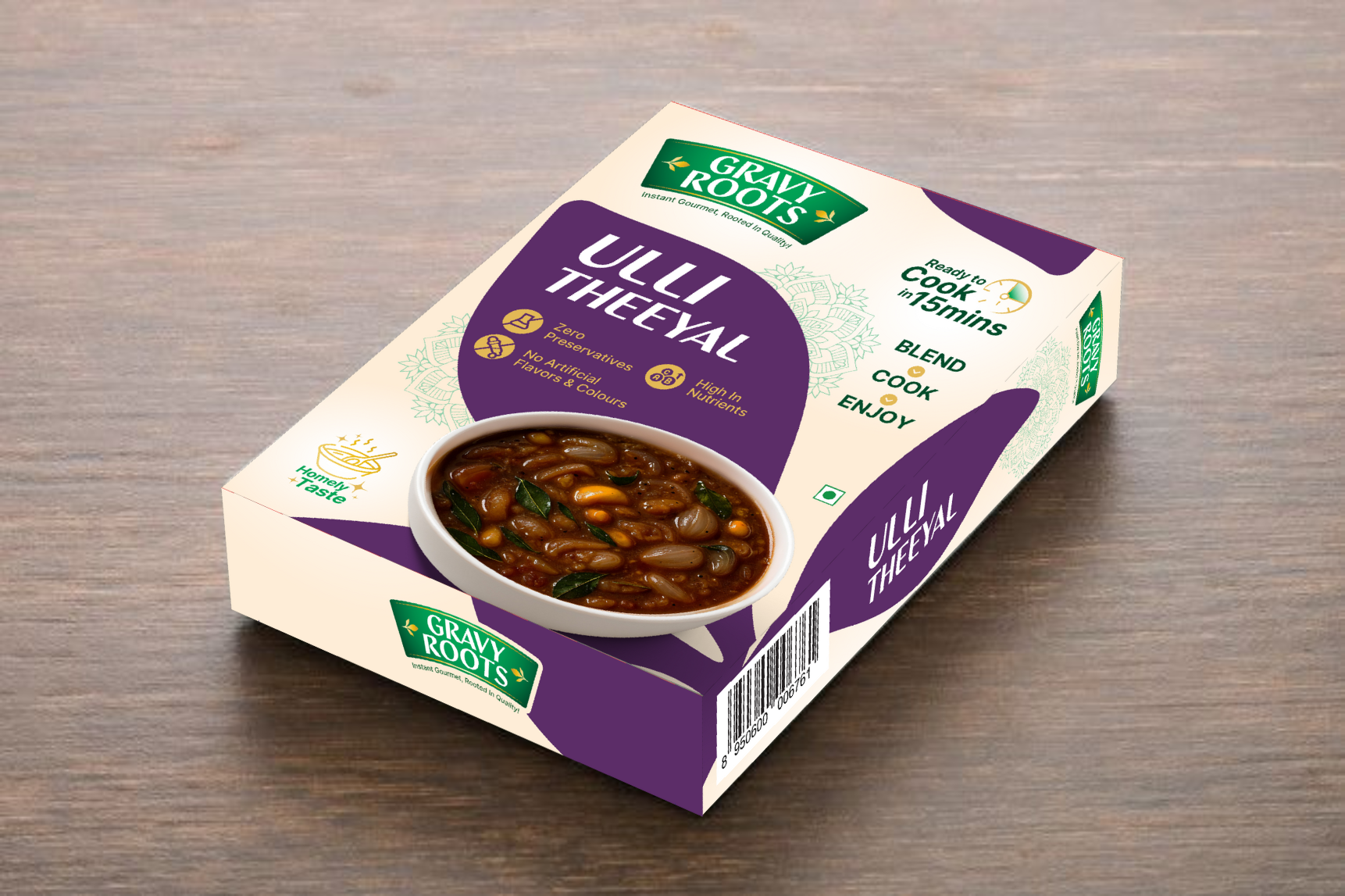 Gravy Roots Ullitheeyal Masala Blend – Ready-to-Mix